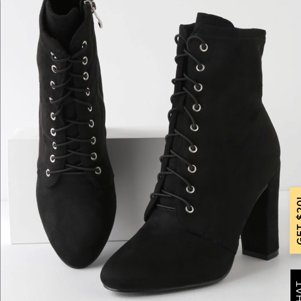 Lulus suede booties